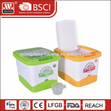 plastic home storage box, rice box, rice storage bin